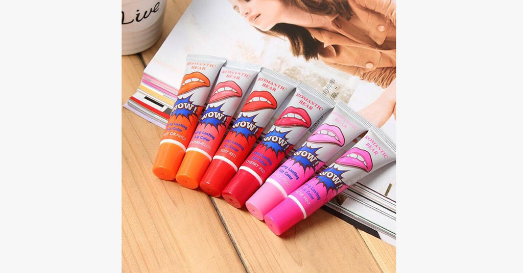 6 Piece Lip Tint Peel Masks - Long-lasting and waterproof lip tint to make your lips appear naturally tinted