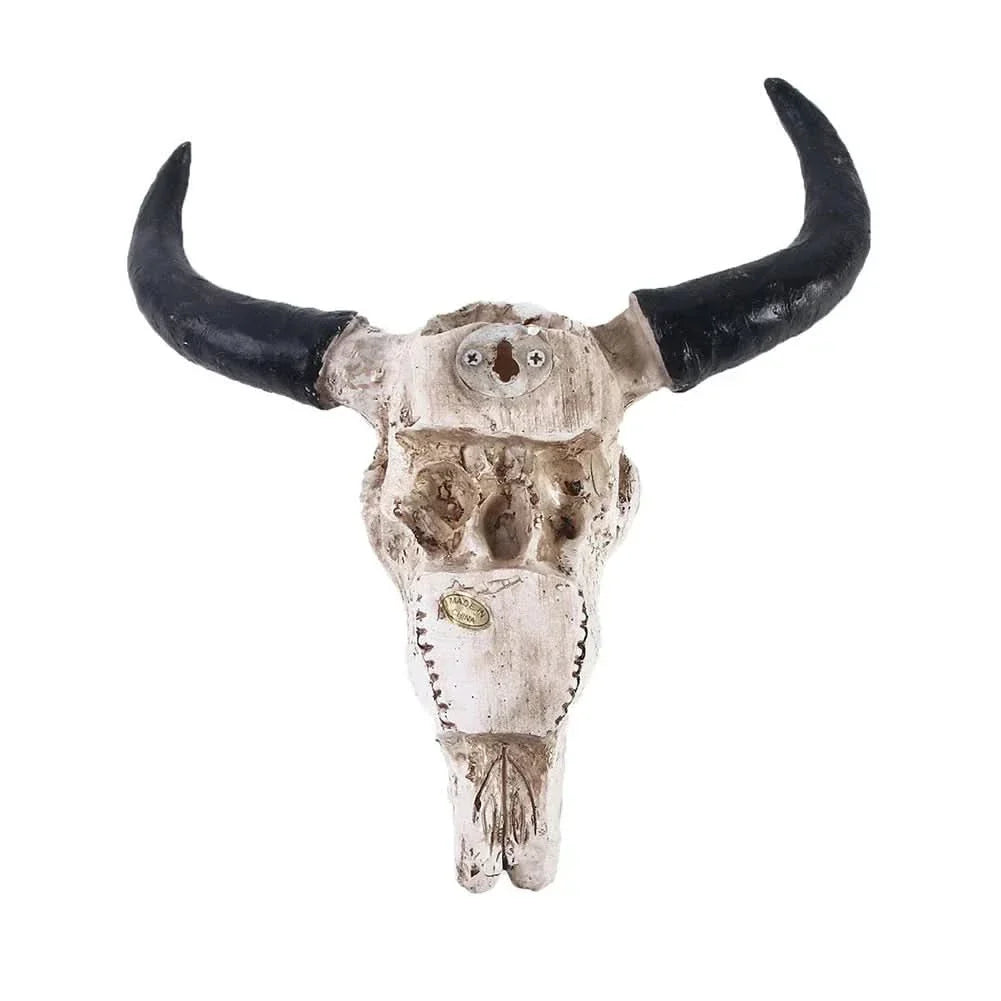 Decorative Resin Longhorn Skull Wall Art
