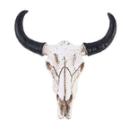 Decorative Resin Longhorn Skull Wall Art