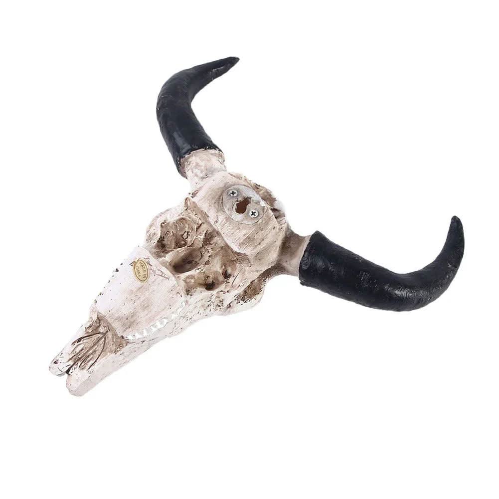 Decorative Resin Longhorn Skull Wall Art