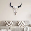 Decorative Resin Longhorn Skull Wall Art