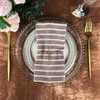 Striped Fabric Napkins (Set of 12)