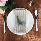 Striped Fabric Napkins (Set of 12)