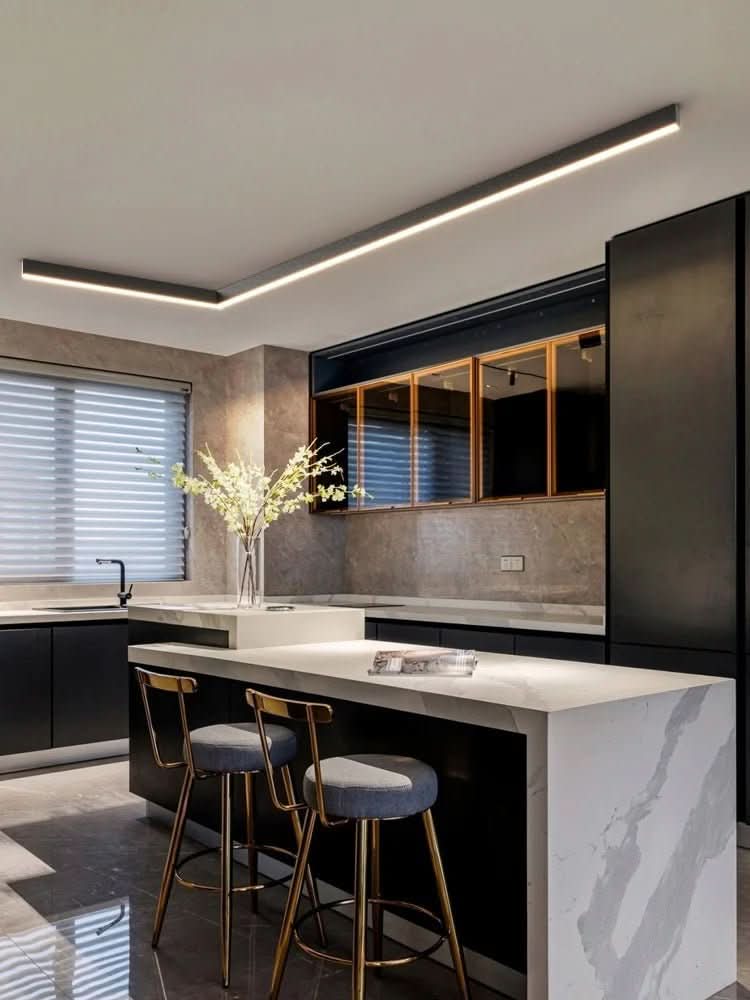 Minimalistic ceiling light in Scandinavian design with powerful light