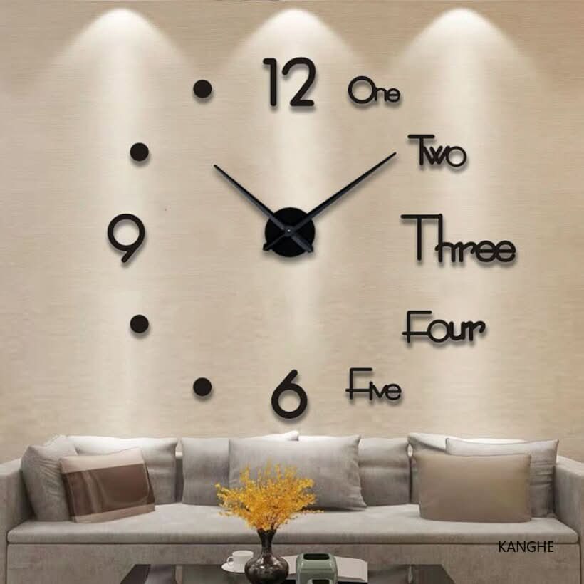 Stylish 3D Wall Clock - TimeFlow