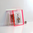 Photo Frame Acrylic Clear Modern Display