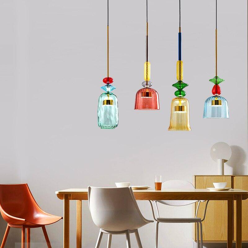 Stylish Coloured Ceiling Light - Sofia