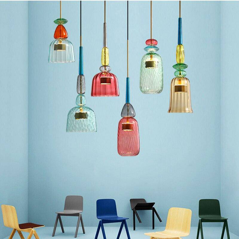Stylish Coloured Ceiling Light - Sofia
