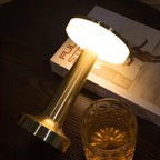 Cordless LED Table Lamp with Adjustable Brightness and Rechargeable Battery