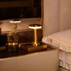 Cordless LED Table Lamp with Adjustable Brightness and Rechargeable Battery
