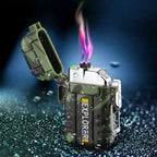 Electric Double Arc Lighter | Rechargeable, Windproof & Ideal for Camping and Outdoor Adventures