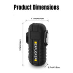 Electric Double Arc Lighter | Rechargeable, Windproof & Ideal for Camping and Outdoor Adventures