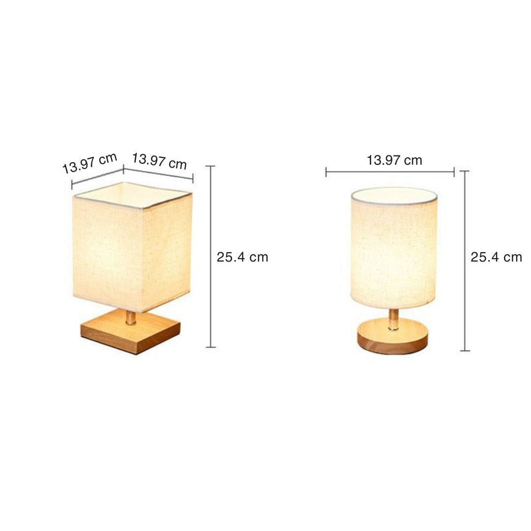 Stylish Minimalist Table Lamp - LinenWood