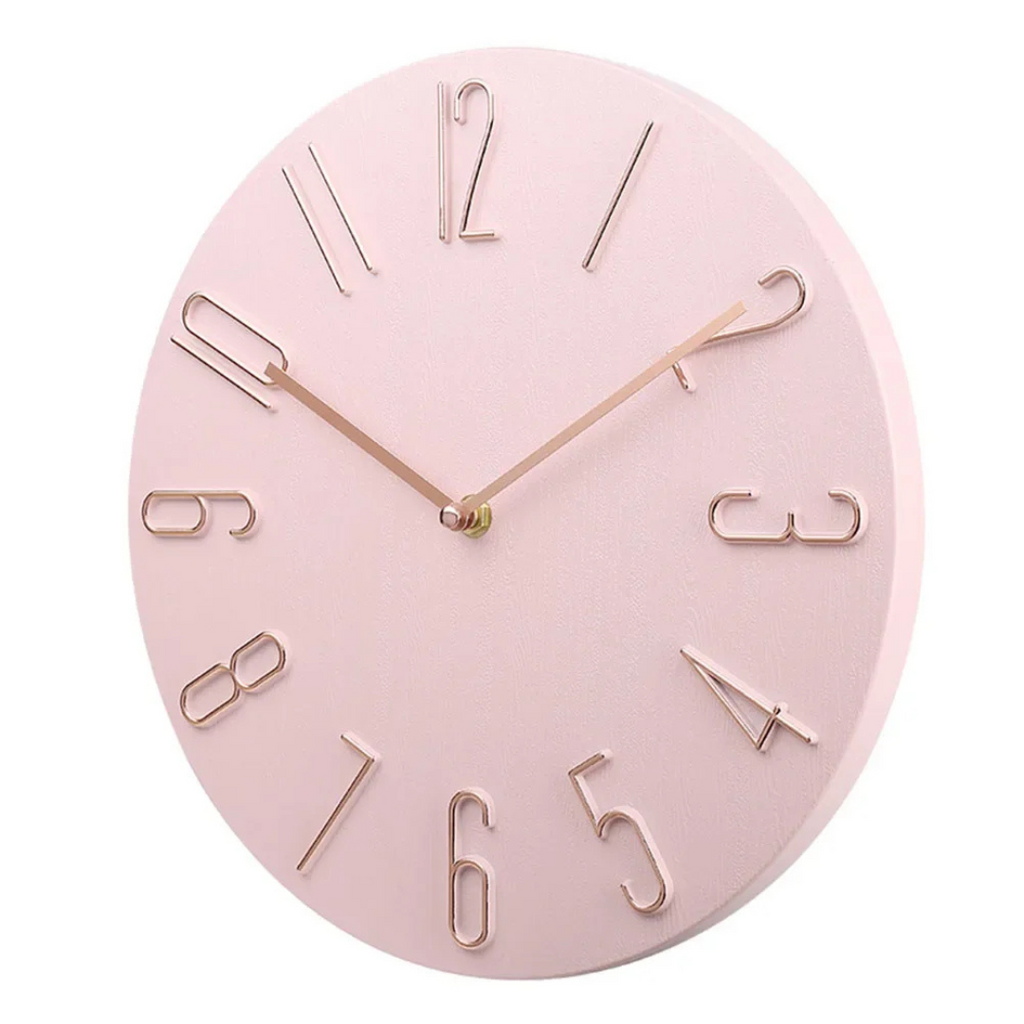 Silent Quartz Wall Clock with ABS Housing