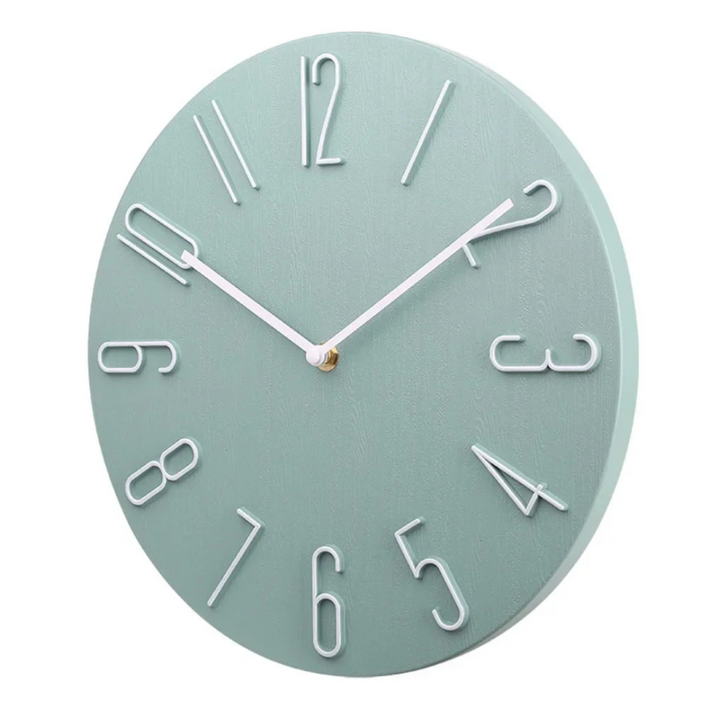 Silent Quartz Wall Clock with ABS Housing