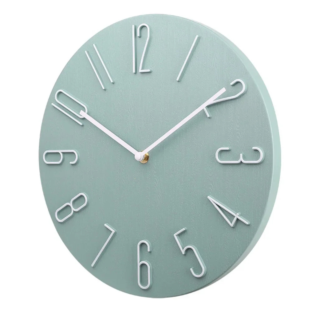 Silent Quartz Wall Clock with ABS Housing