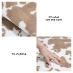Stylish Pet Blanket with Cow Print - CozyCow