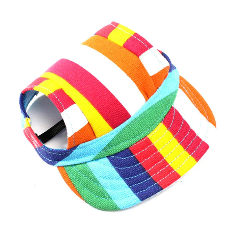 Stylish Round Brim Dog Hat - SunnyPaws