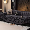 Modern Geometric Sofa Cover Cotton Blend
