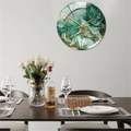 Stylish Wall Clock with Marble Texture - MarbleTime