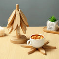 Stylish Wooden Coasters - NatureGuard