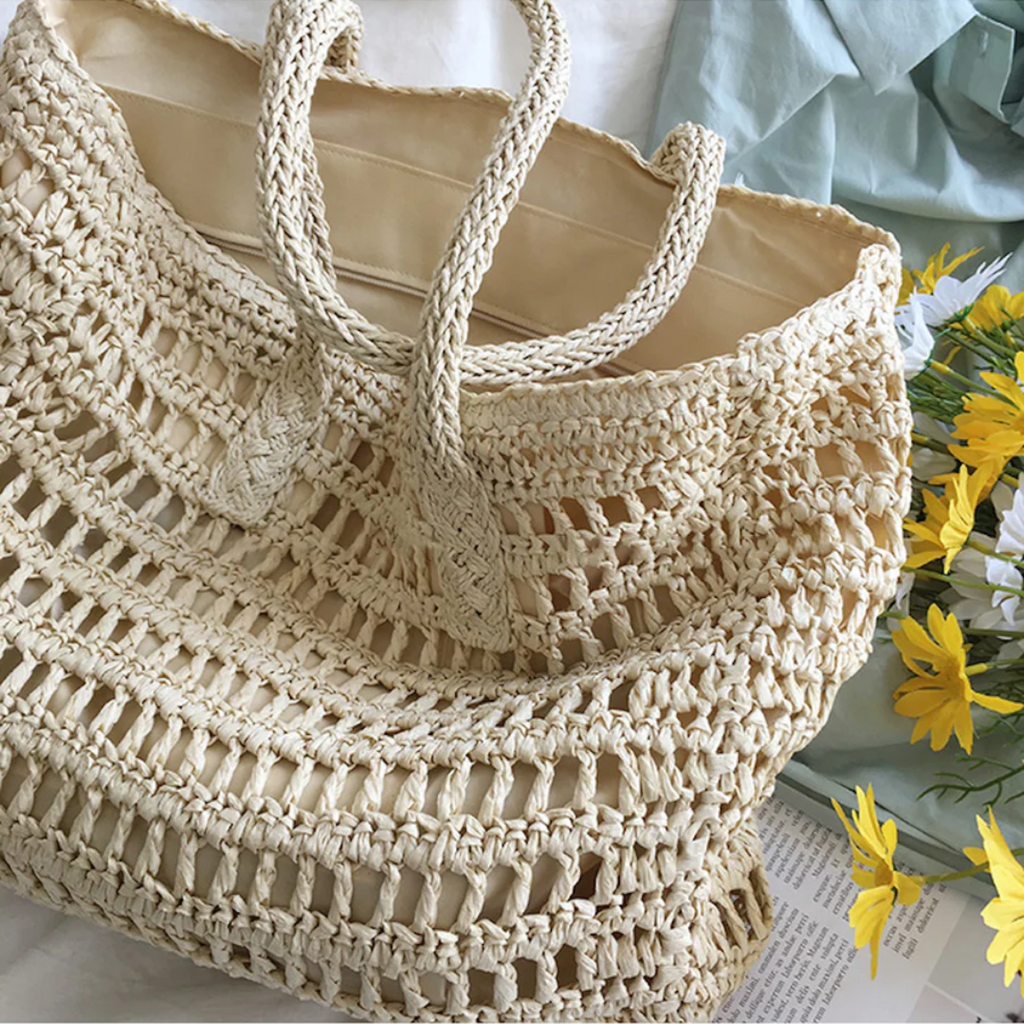 Stylish Woven Handbag for Women - BreezeTote