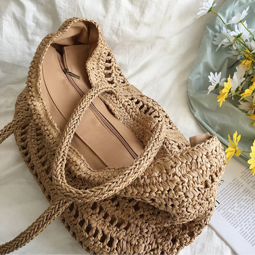 Stylish Woven Handbag for Women - BreezeTote