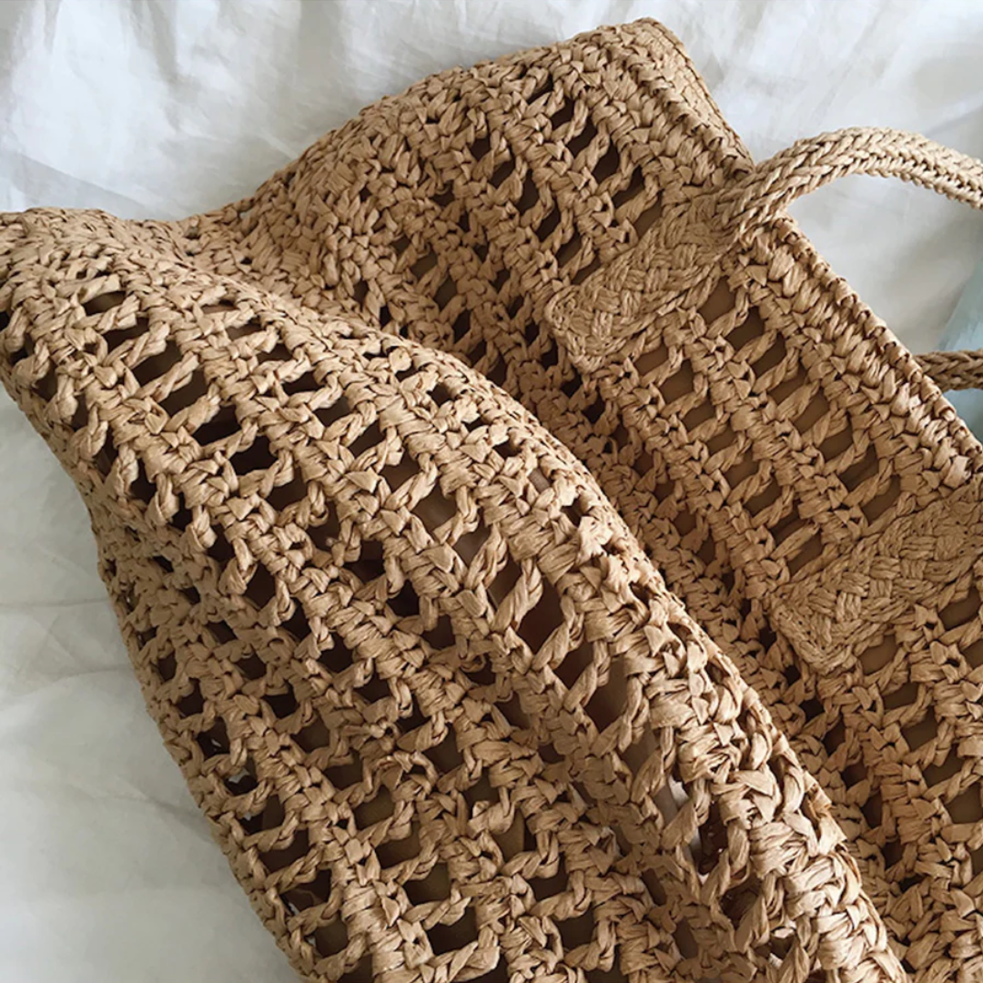 Stylish Woven Handbag for Women - BreezeTote