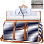 Foldable PU Leather Suit Storage Bag