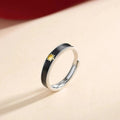 Sun & Moon Matching Couples Rings
