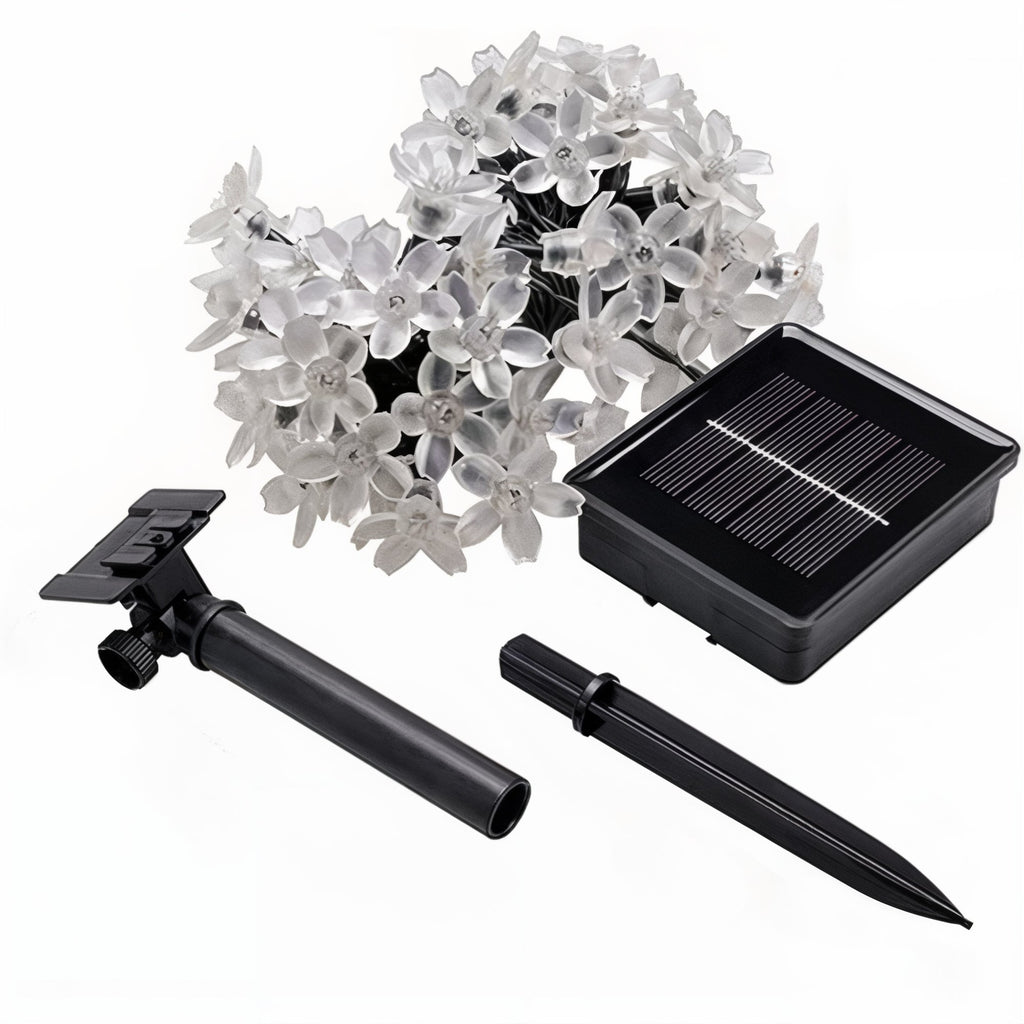LuxeLumen Garden Flower | Elegant solar-powered lighting for an enchanting garden