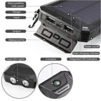 SUNVAULT MAX – Waterproof Solar Power Bank with 30000mAh Capacity