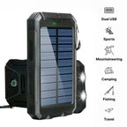 SUNVAULT MAX – Waterproof Solar Power Bank with 30000mAh Capacity