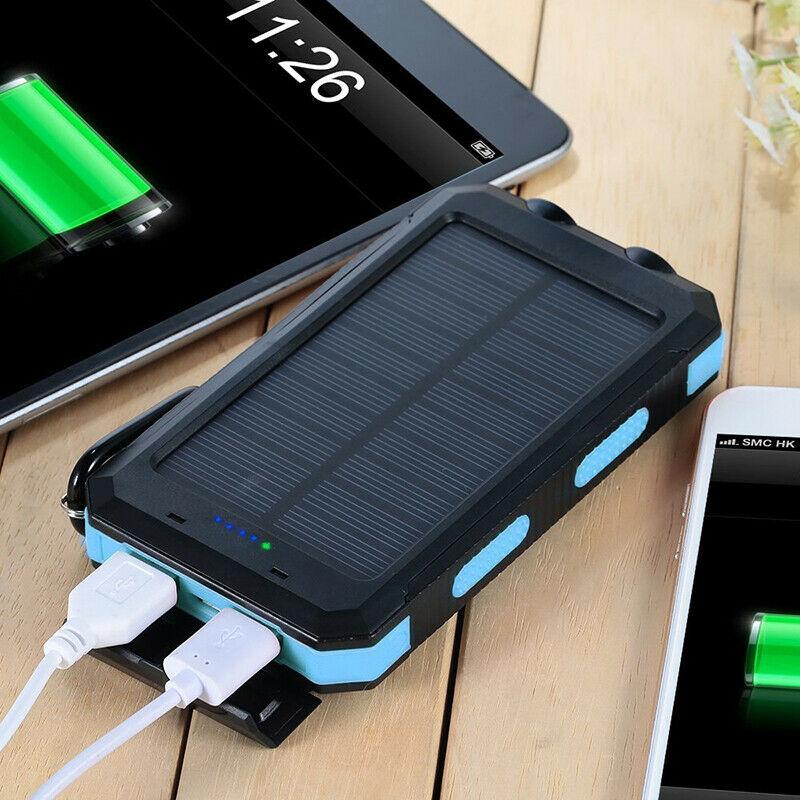 SUNVAULT MAX – Waterproof Solar Power Bank with 30000mAh Capacity