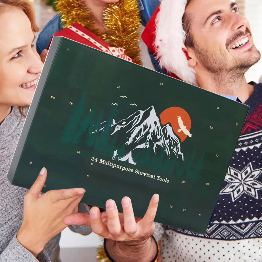 SURVIVAL ADVENT CALENDAR – Men's Outdoor Kit with 24 Essential Tools 2025
