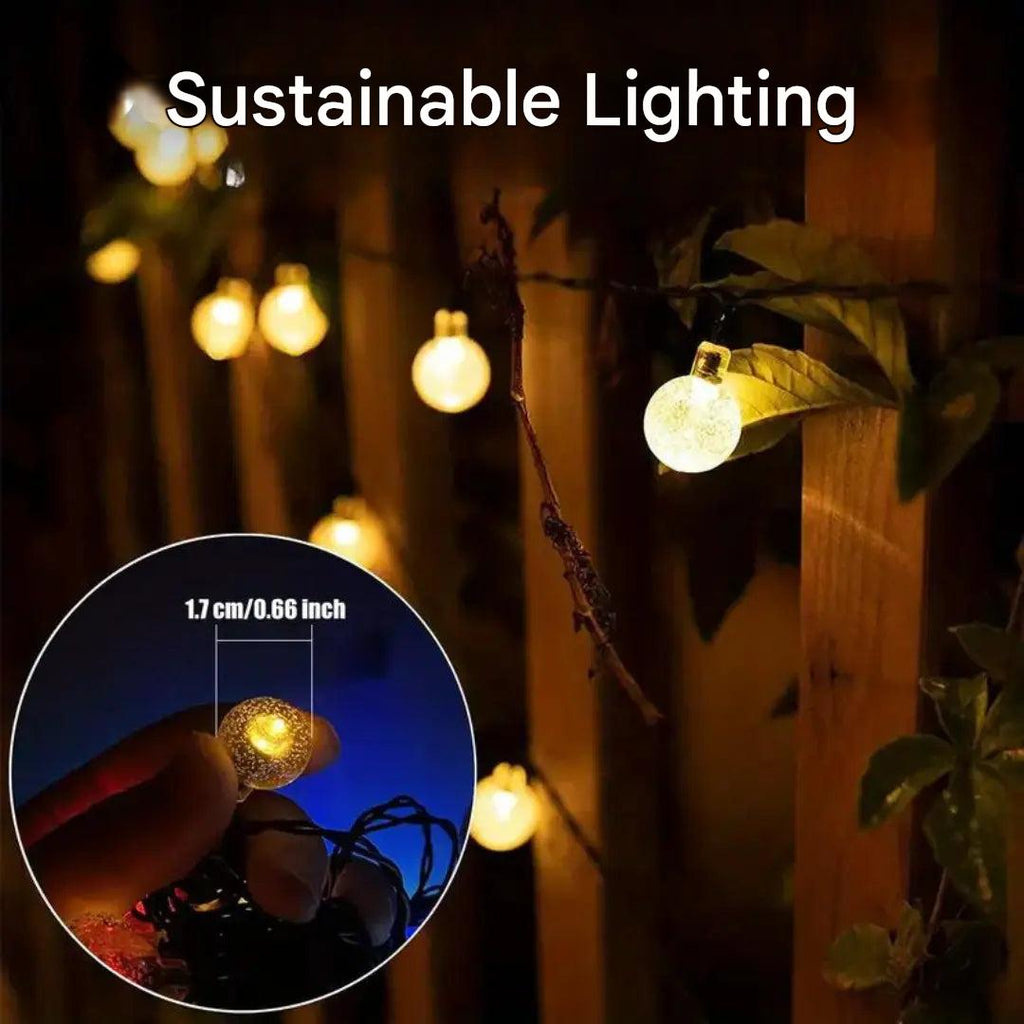 Sustainable LED Light Chain - SolarGlow