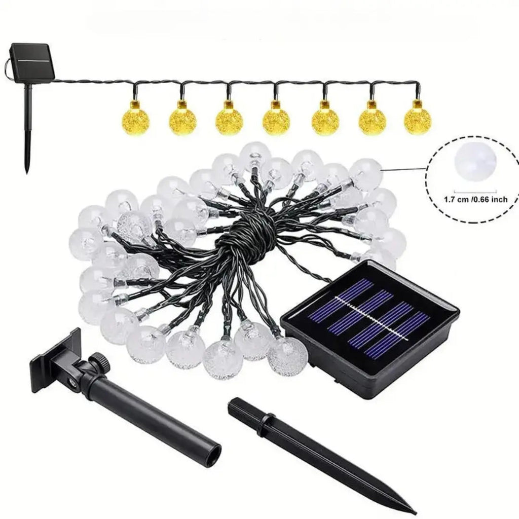 Sustainable LED Light Chain - SolarGlow
