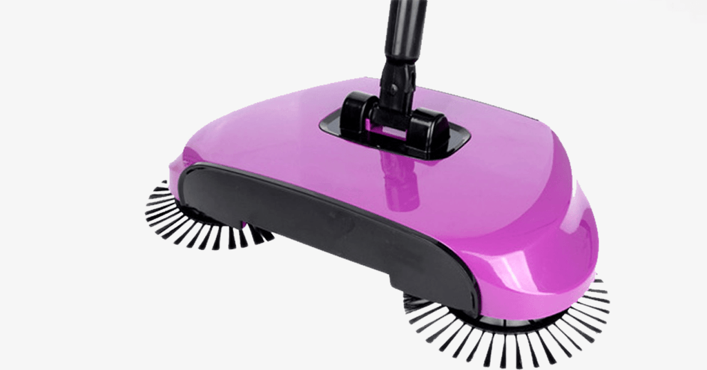 Floor sweeping machine with 360° rotating brushes - Modern sweeper