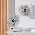 Portable Rechargeable Handheld Fan with Quiet Cooling