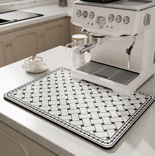 Fast-Drying Diatomite Kitchen Mat with Moisture-Absorbing Surface