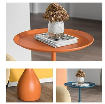 Beef Metal Table with Base Medieval Side Table in Modern Style