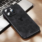 Deer - Luxury Leather iPhone Case with Stylish Design and Shockproof Protection