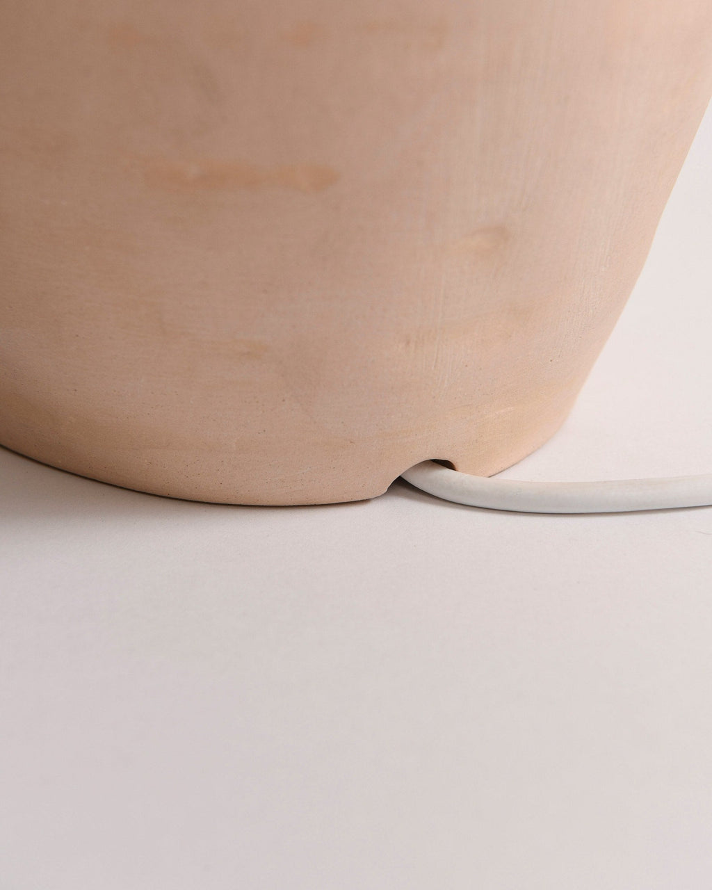 Contemporary Style Table Lamp with Natural Accent