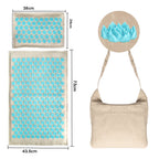 Acupressure mat with Pillow and 5500 Pressure Points – The Florapress Relaxation Set