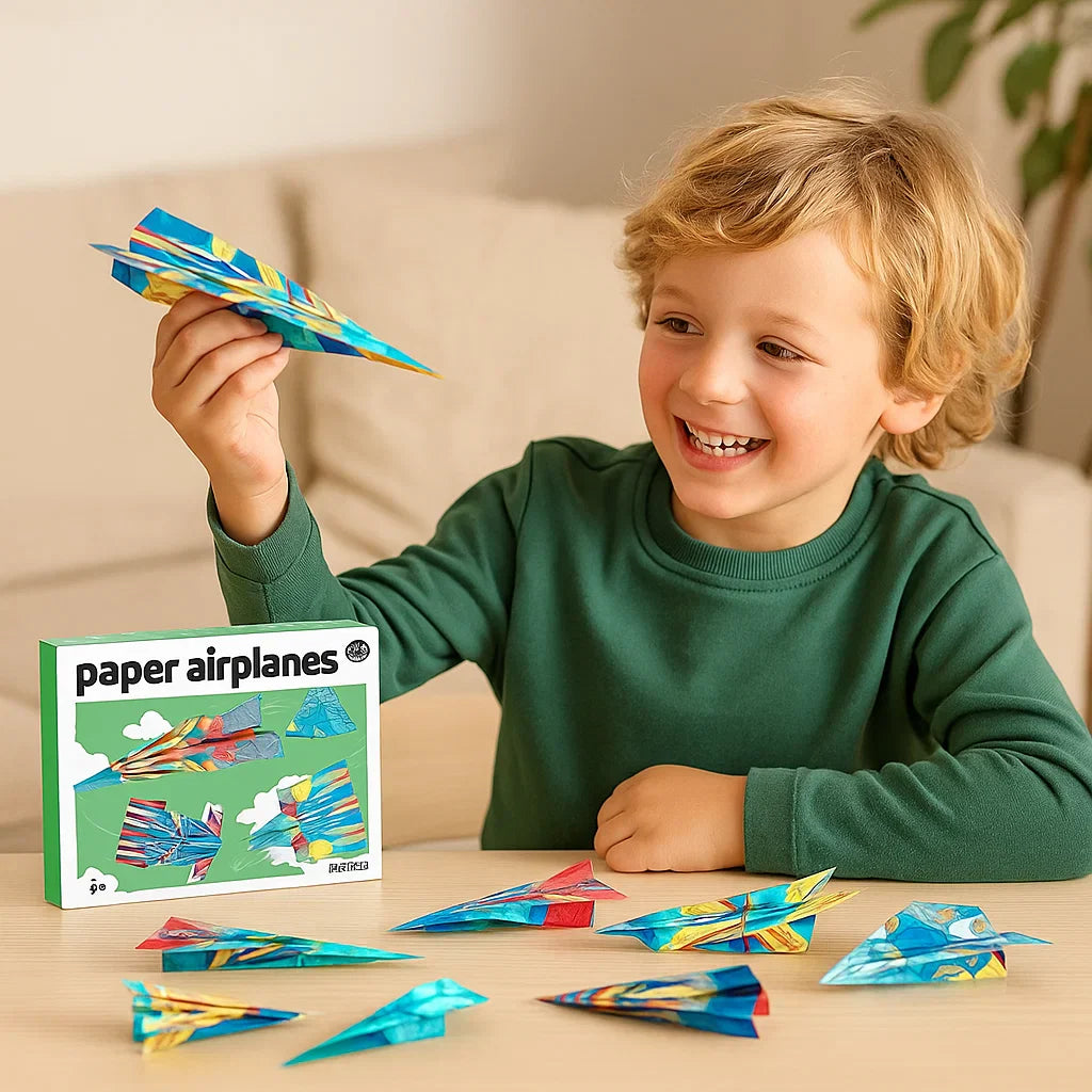 Paper Plane Building Set with Instructions