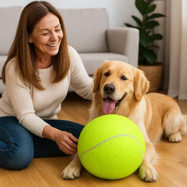 Extra large tennis ball for dogs