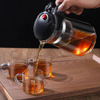 Heat-Resistant Glass Teapot with Infuser