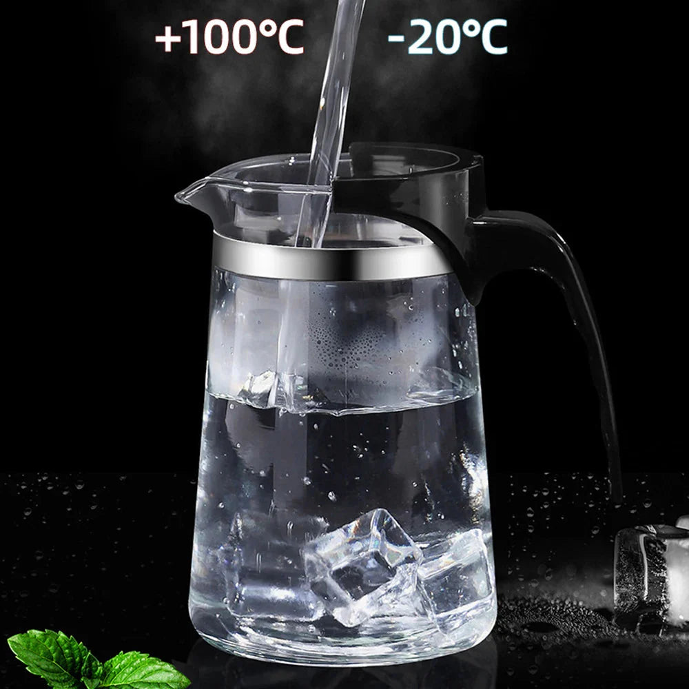 Heat-Resistant Glass Teapot with Infuser