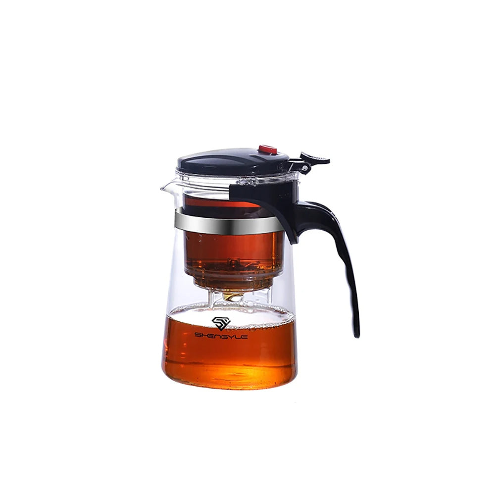 Heat-Resistant Glass Teapot with Infuser