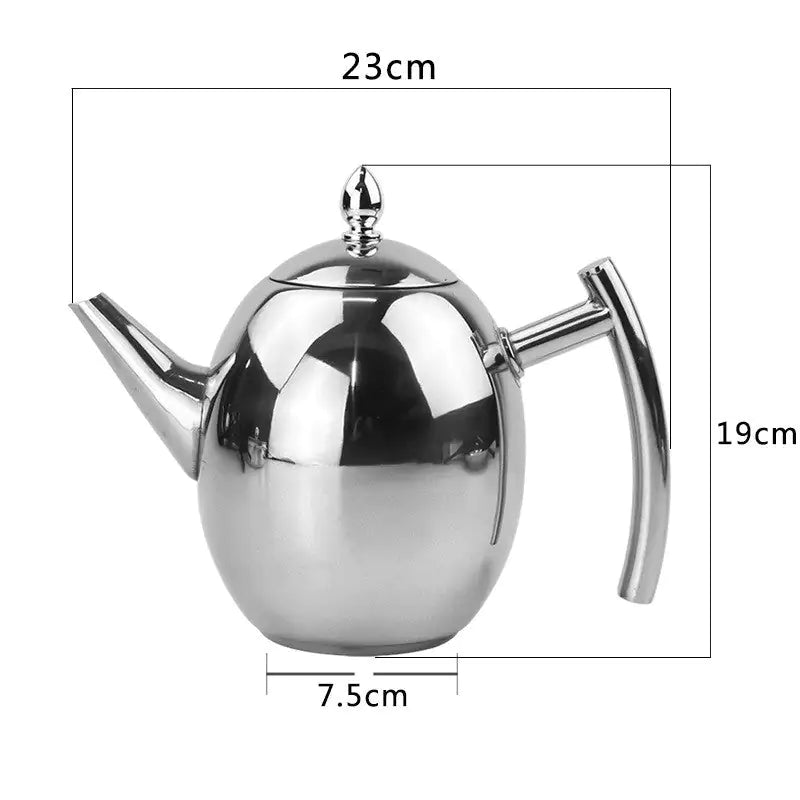TeaElegance Stainless Steel Teapot with Infuser